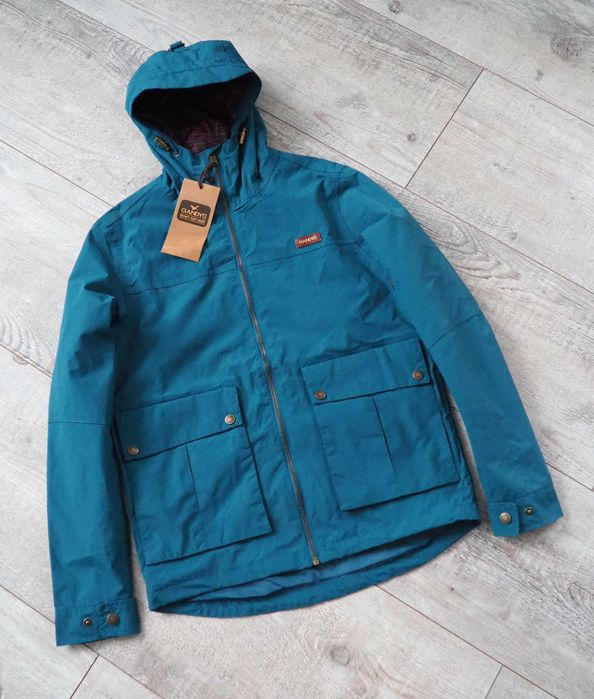 GANDYS_Teal Rainforest Waterproof Jacket__wodoodporna damska kurtka _S