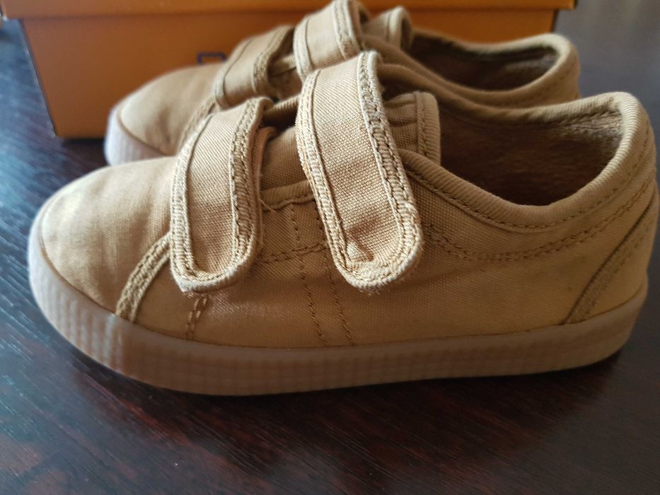 #Zara кеди бежеві дитячі 25 розмір 16 см тапочки