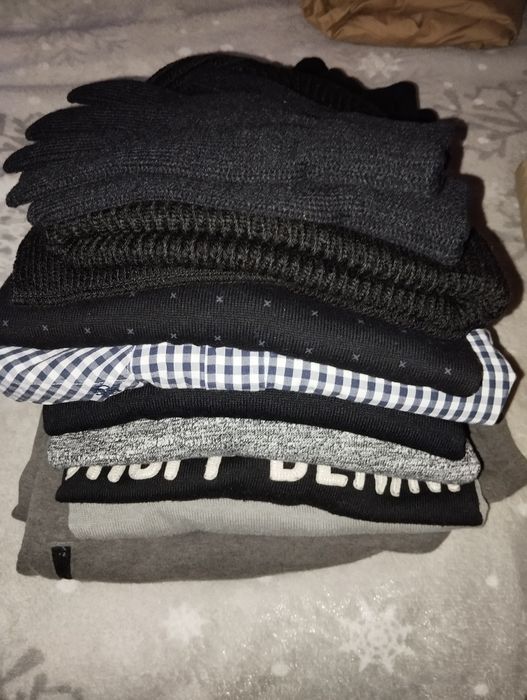 Zestaw męskich ubrań zimowych XL box niespodzianka