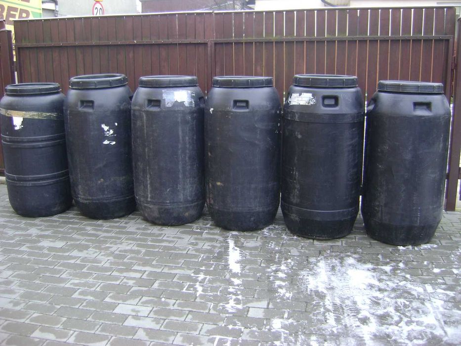 sprzedam beczki plastikowe po artykulach spozywczych-250l-110zl