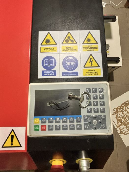 PLOTER LASEROWY grawerka CO2 7050 70×50 80W RUIDA PL
