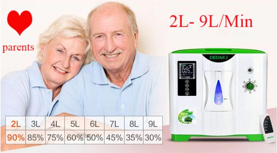 Концентратор кислорода DЕ-2A 9л. в минуту на 2 человека