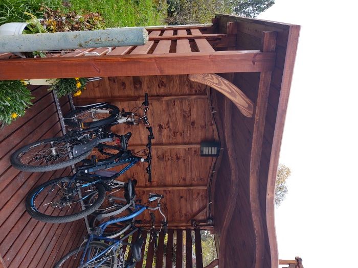 Drewutnia ogrodowa 3,14 x 2m, wiata na drewno opałowe, wiata na rowery