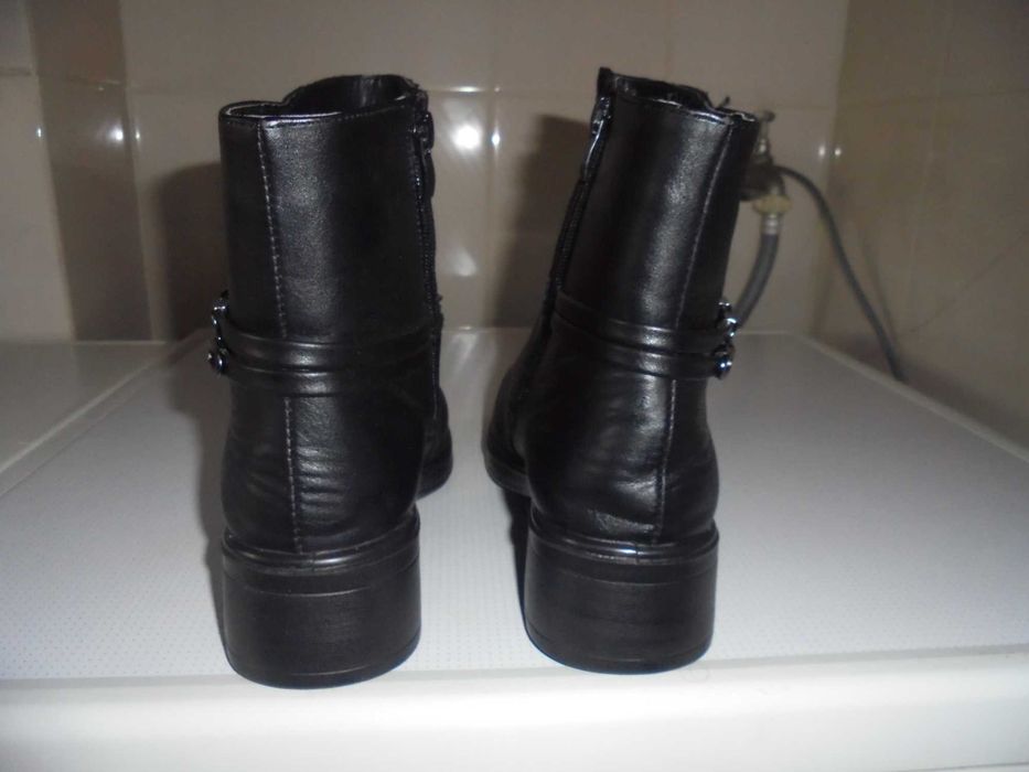 botas de senhora cor preto