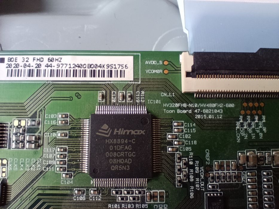 T-CON плата BOE 32 FHD 60HZ (HV320FHB-N10) для Samsung
