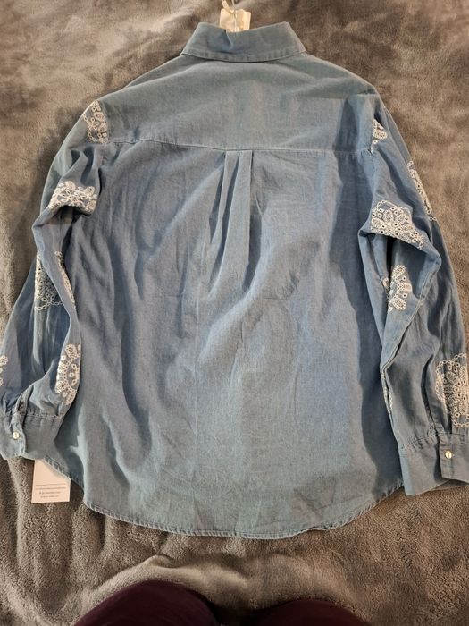 Lamiar nowa koszula a'la jeans w haftowane mandale