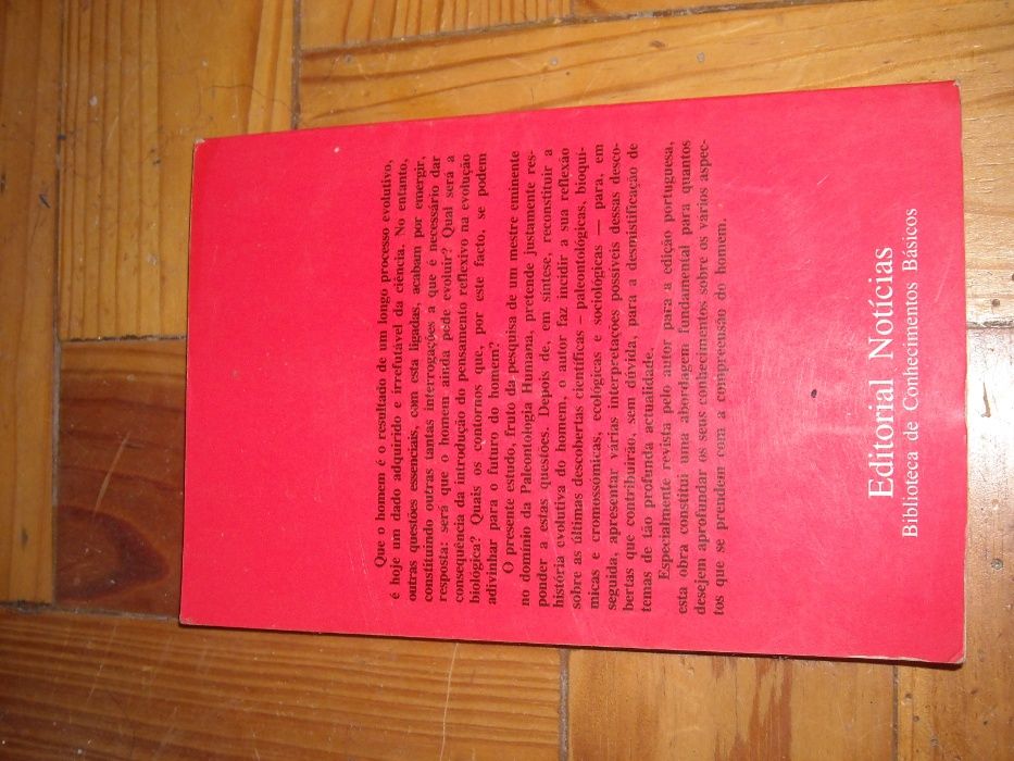 Livros sobre evolucao / origem da humanidade