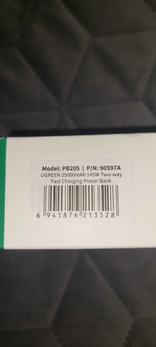 Новий потужний павербанк Ugreen PB205 (145W, 25000mAh)
