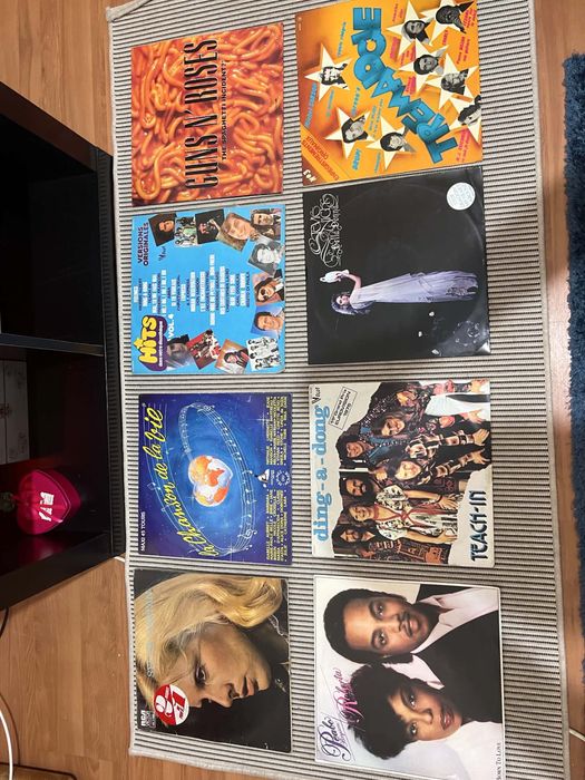 Discos vinil 100 pequenos/ grandes