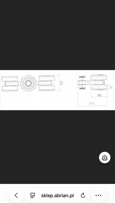 Wózek 5-Rolkowy do Bramy Przesuwnej | Profil 80x80 Udźwig 800kg OUTLET