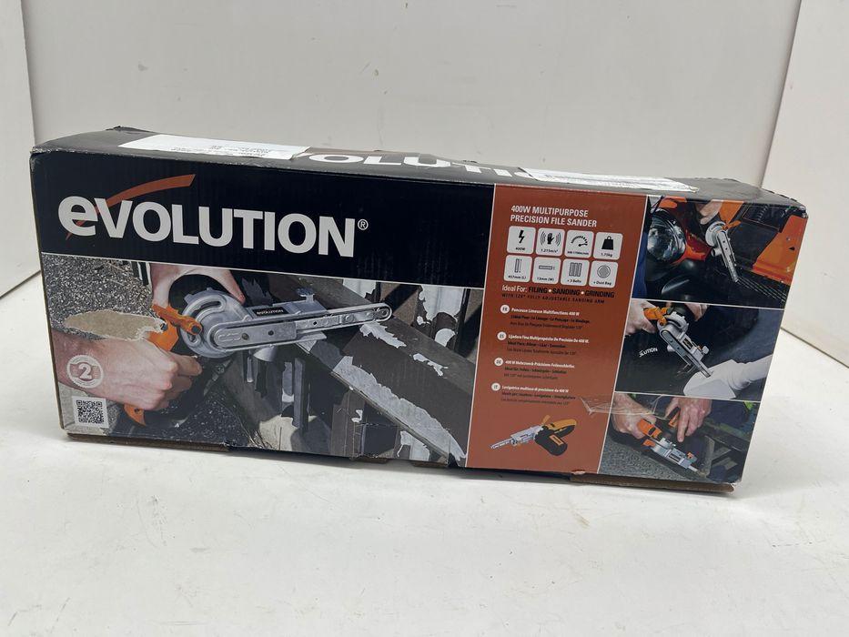 Szlifierka taśmowa sieciowe Evolution 400 W 230 V pilnik do szczegółów gw12m fv23