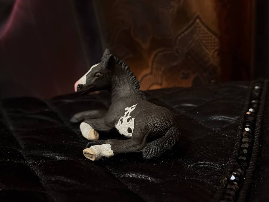 Schleich фигурка жеребенка перекрас