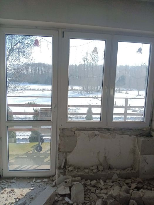 Okno balkonowe 87×225, 148×145