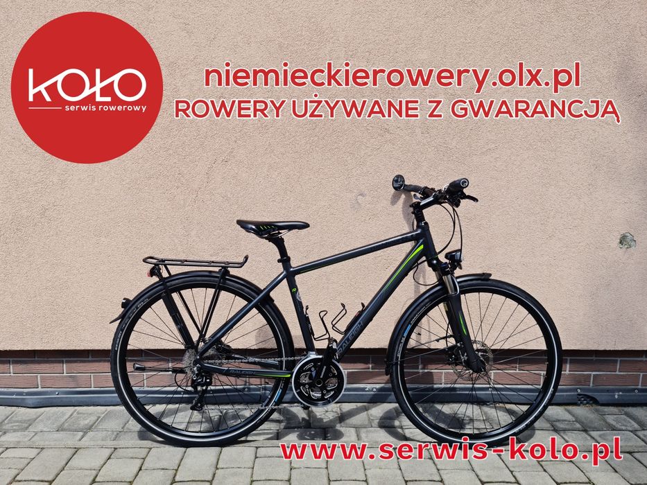Rower męski CROSSOWY RALEIGH koła 28 aluminium SHIMANO DEORE XT poleca
