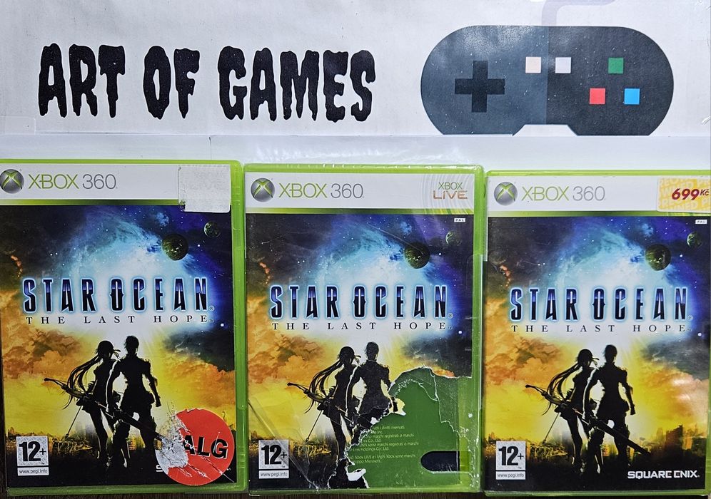 3 sztuki Star Ocean Last Hope Xbox 360