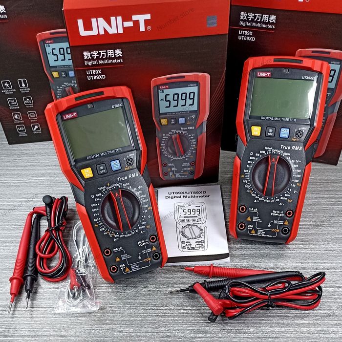 Мультиметр UNI-T UT89X / UT89XD NCV, True RMS Професійний / Унит / UNIT / Цифровой тестер / Цифровий мультиметр / Юнит