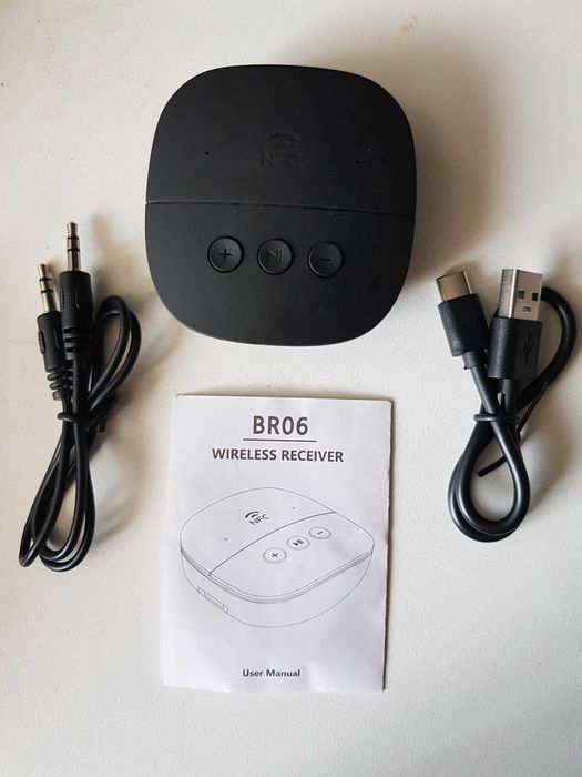 BLUETOOTH 5.2 приймач/передавач з USB micro SD для автомагнітоли з AUX