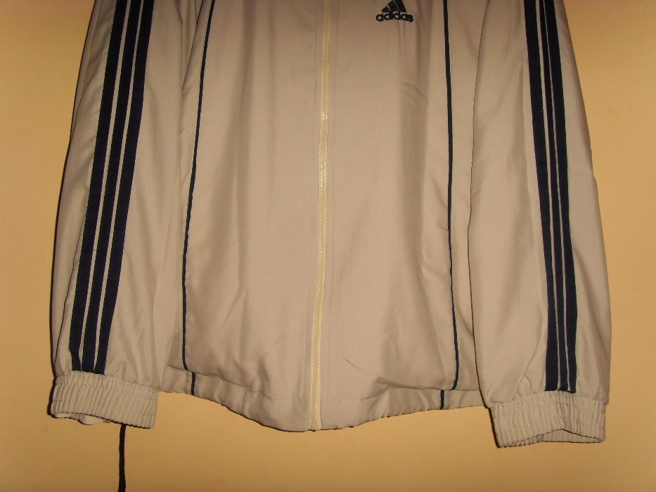 Bluza Sportowa, „ADIDAS”, Jasno Szara =WROCŁAW=