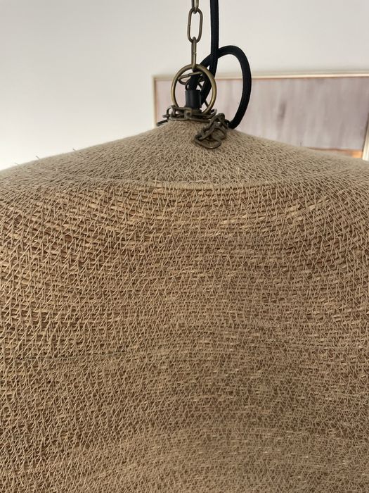 Candeeiro juta 110x45cm