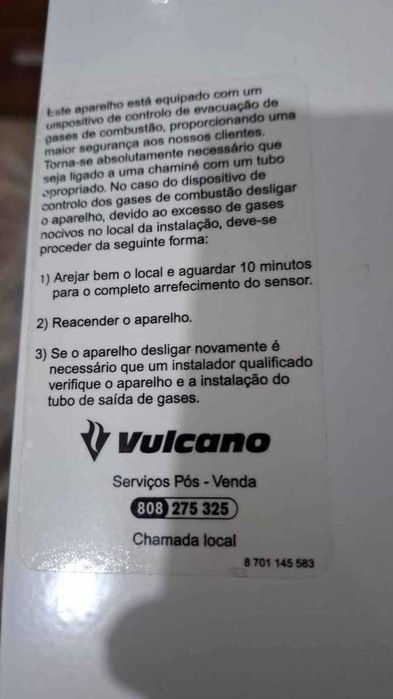 Esquentador Inteligente Vulcano