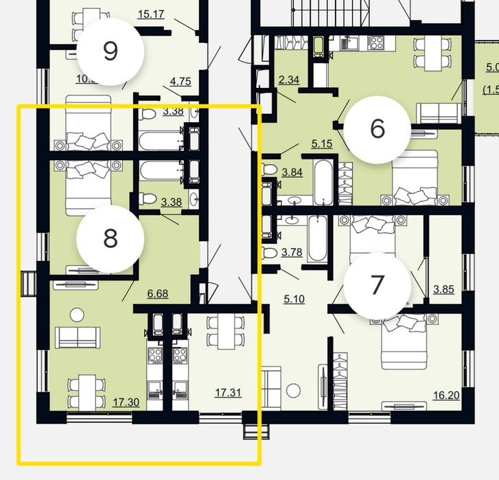 Продаж 1-кімнатної квартири в ЖК Viking Hills, вул. Щурата.