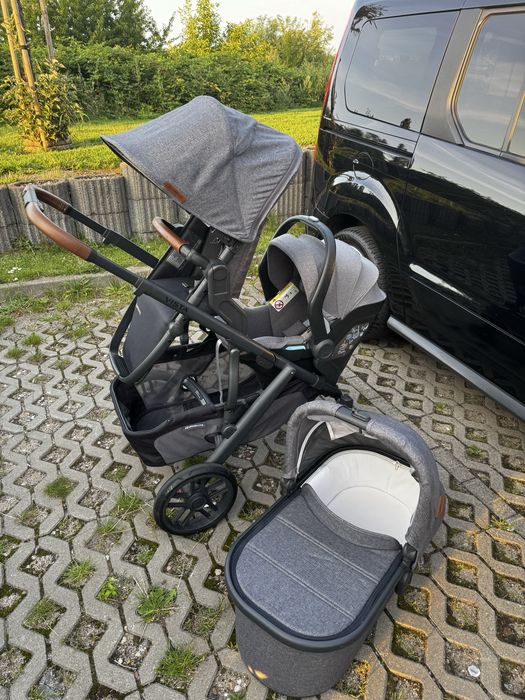 UPPAbaby Vista V3 + fotelik samochodowy z bazą ISOFIX