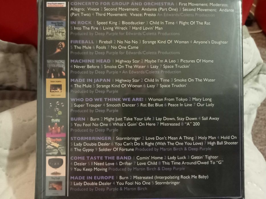 Deep Purple the complete albums , 10 x cd box