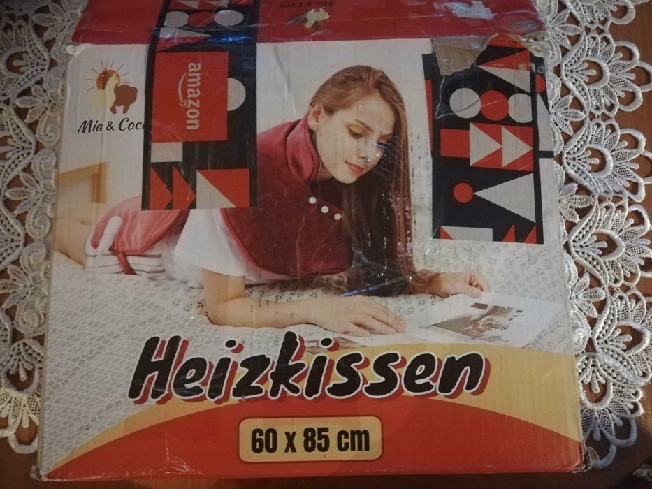 ROZGRZEWAJĄCA KAMIZELKA, ocieplacz karku  barków KOC 60X85CM