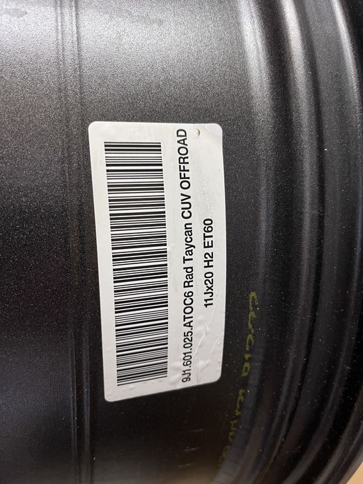 Jantes 20” 5x130 Originais Porsche Taycan Panamera