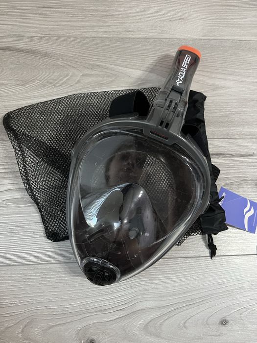Maska pelnotwarzowa do snorkelingu aqua speed spectra 2.0 czarna S/M