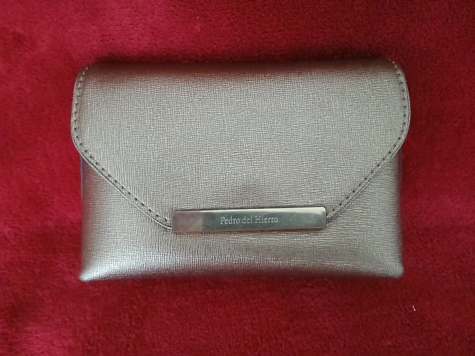 Mala/Carteira/Clutch Pedro Del Hierro em Pele