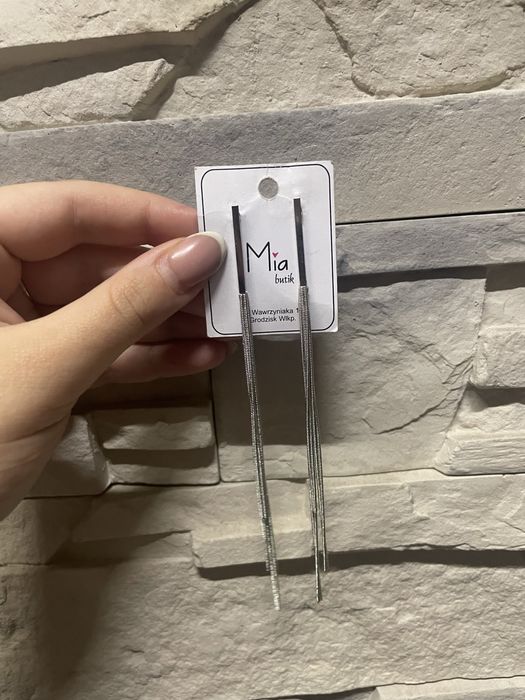kolczyki nowe srebrne