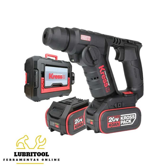 KRESS Martelo Torna SDS-Plus 20V + 2x Baterias 4A KUC50.2 | NOVOS