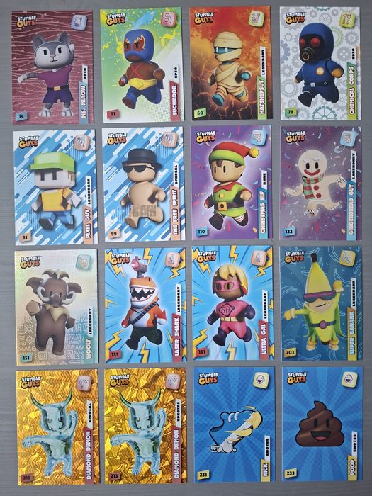 Karty Stumble Guys panini - 60 szt