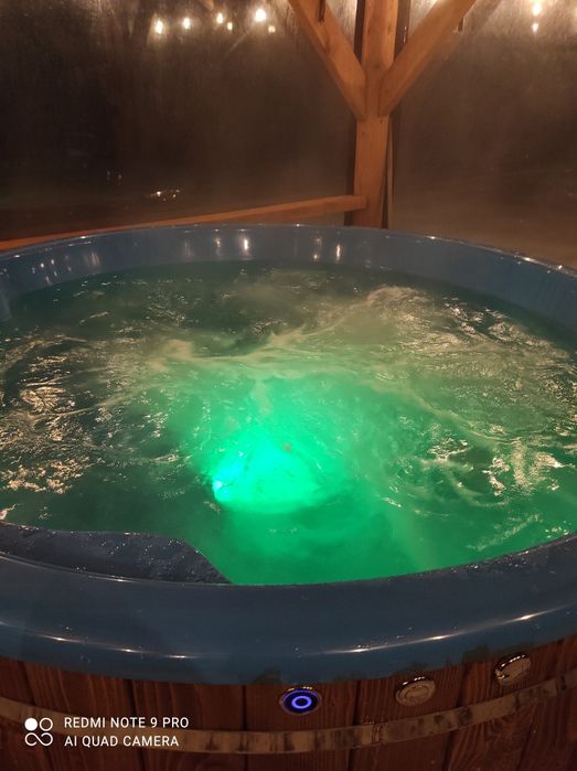 Bieszczady domek z bania, jacuzzi kominek Majówka  w Bieszczadac
