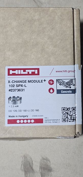 Hilti X-CHANGE MODULE+ 102 SPX-L wiertło diamentowe
