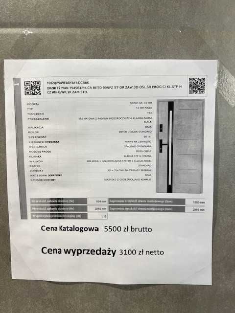 Drzwi zewnętrzne #z76