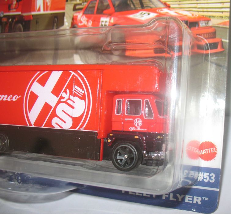 Hot Wheels - Alfa Romeo 155 V6 TI + Fleet Flyer - Team transport (53)