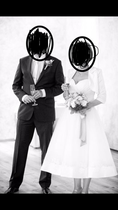 Suknia ślubna 38 / 40 Sposabella krótka 3/4