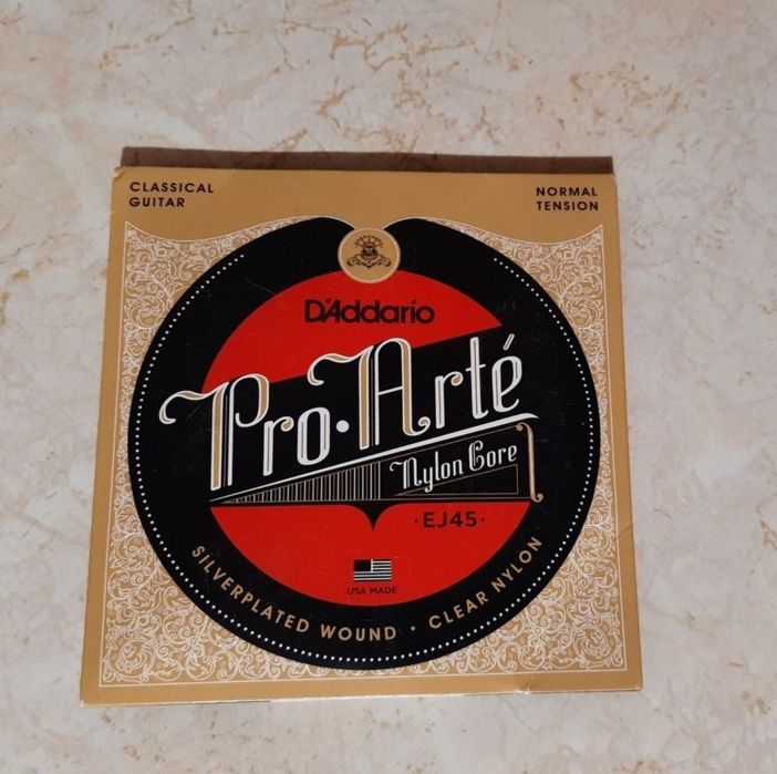 Struny D'Addario ej45 Nowe do gitary klasycznej