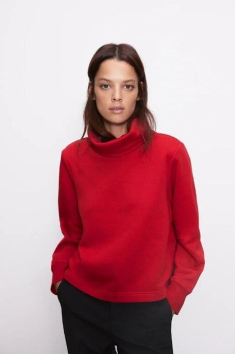 ZARA  Толстовка с высоким воротом/ водолазка  S
