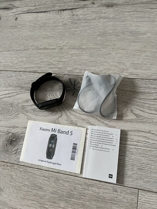Xiaomi mi band 5 zegarek smartwatch plus folia ochronna