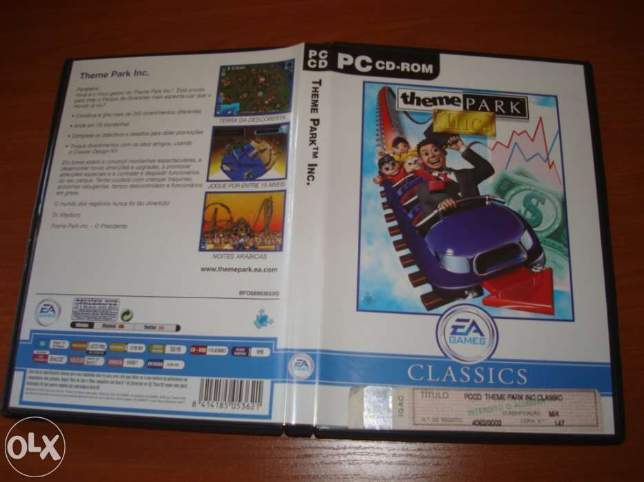 Jogo "Theme Park Inc Classic" para PC