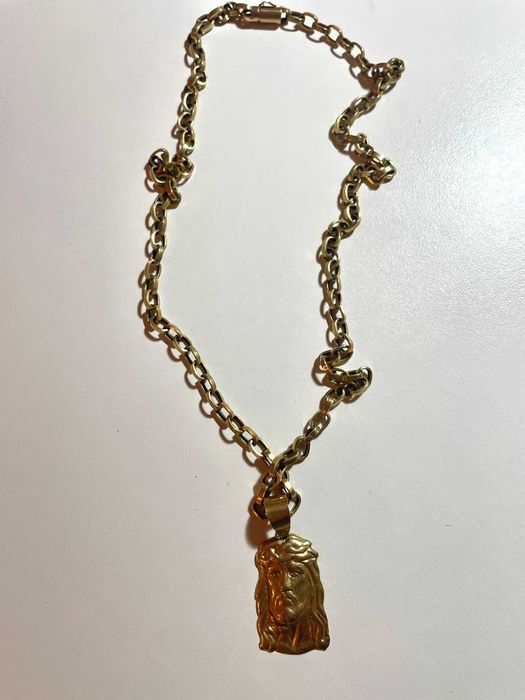 Cordão em Ouro 18k com Pingente Face de Cristo - 21.2g