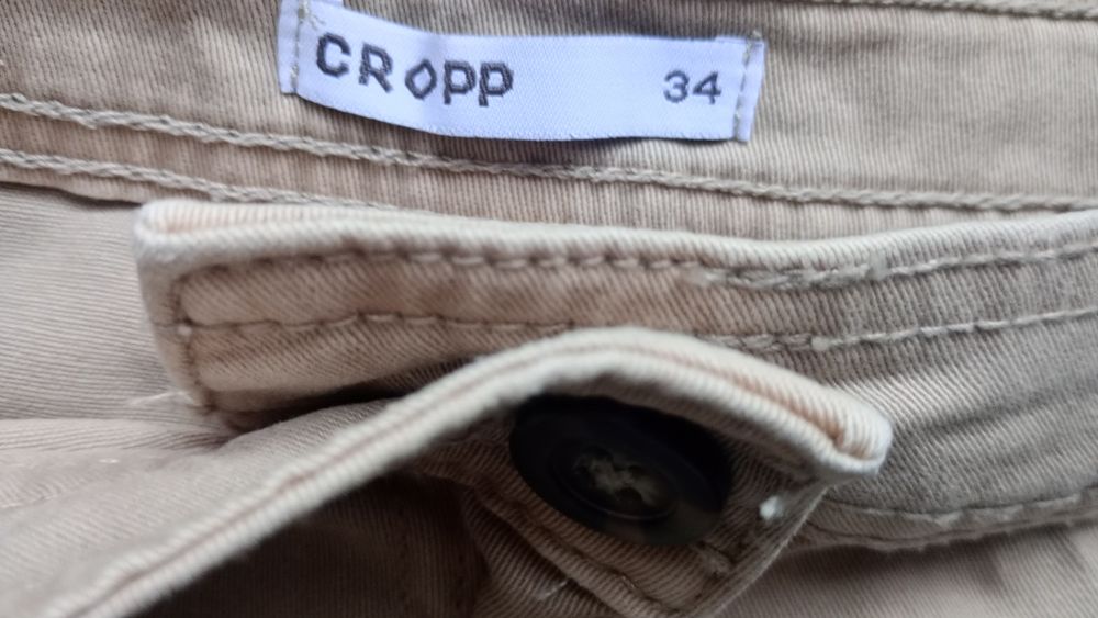 Spodenki Cropp, stan idealny, rozm 34