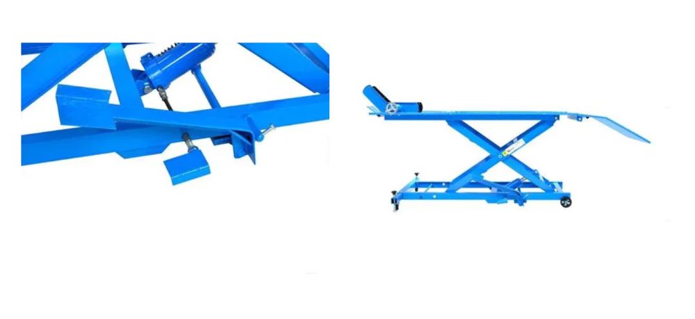 Platformowy podnośnik motocyklowy PLATFORMA 450kg motor