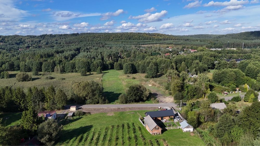 Dom na wsi, działka 3,5 ha. Roztocze.