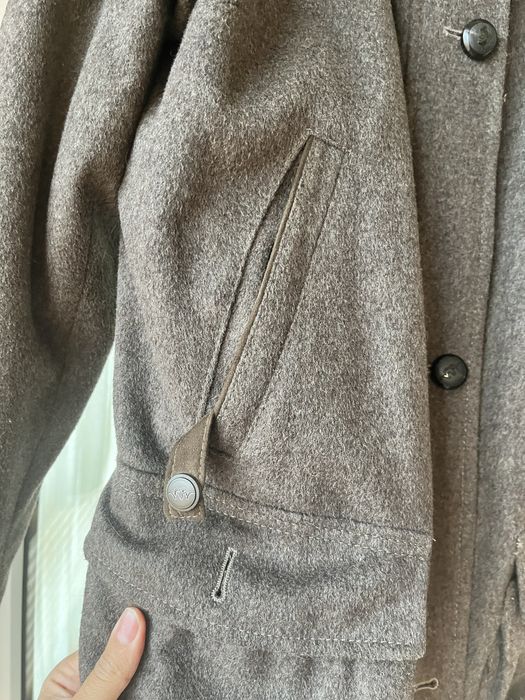 Продам парку шерстяну з натуральною норкою Blaser