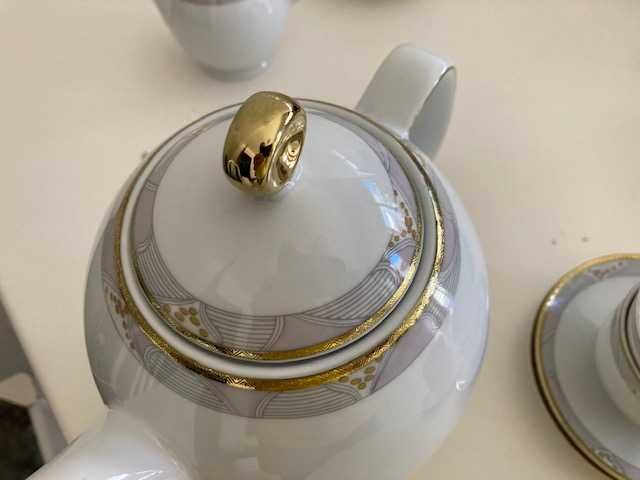 Serviço de café Wunsiedel, porcelana da Bavária
