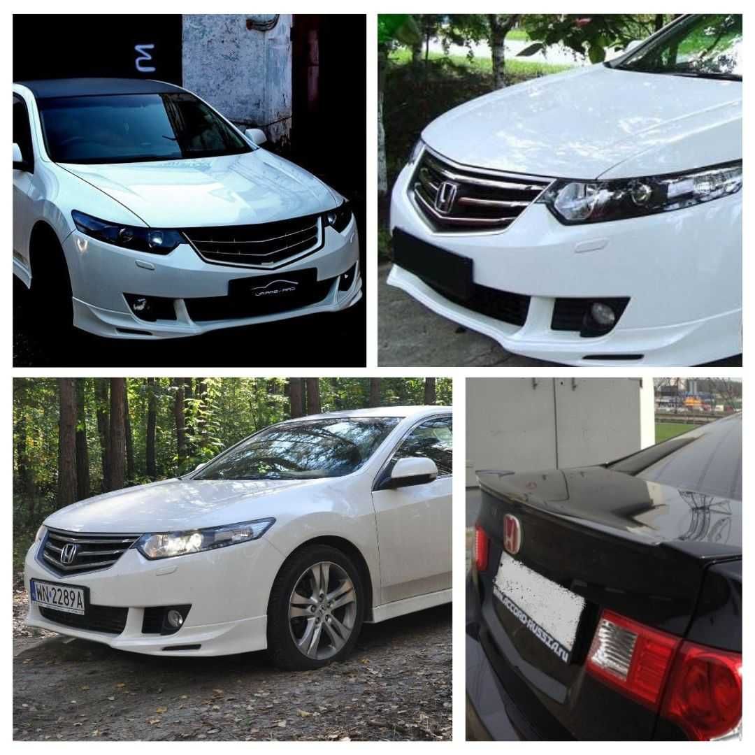 Юбка Хонда Аккорд Накладка на передний бампер Honda Accord 8 Type S: 1 ...